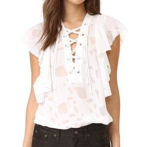 IRO Gilka Burnout Georgette Blouse